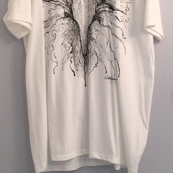 Mystical Eagle Eyes Beak Vishva Karma T-shirt XL - Picture 2 of 8